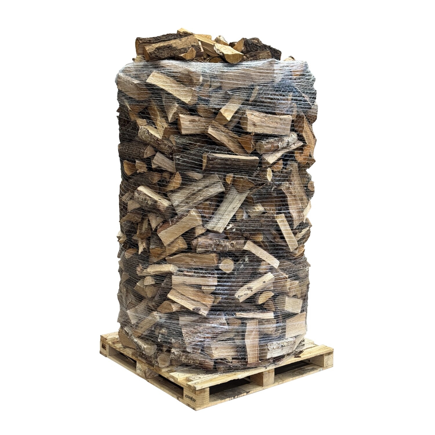 Ovntørret Løvbrænde på palle 2,0 kasserummeter inkl. levering