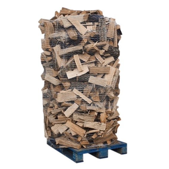 Lufttørret bøgebrænde på palle 2,0 kasserummeter inkl. levering (ikke tørt)