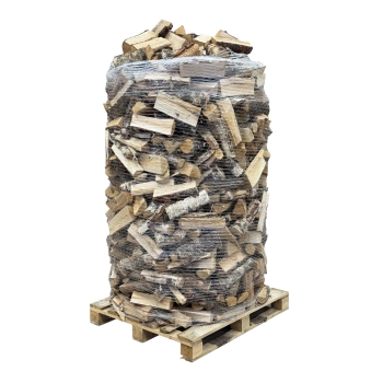 Ovntørret Birkebrænde på palle 2,0 kasserummeter inkl. levering