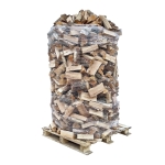 Frisk birkebrænde 25 cm på palle 2,0 kasserummeter inkl. levering (ikke tørt)