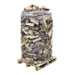 Ovntørret Birkebrænde på palle 2,0 kasserummeter inkl. levering